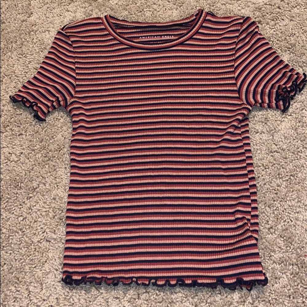 Striped crop top